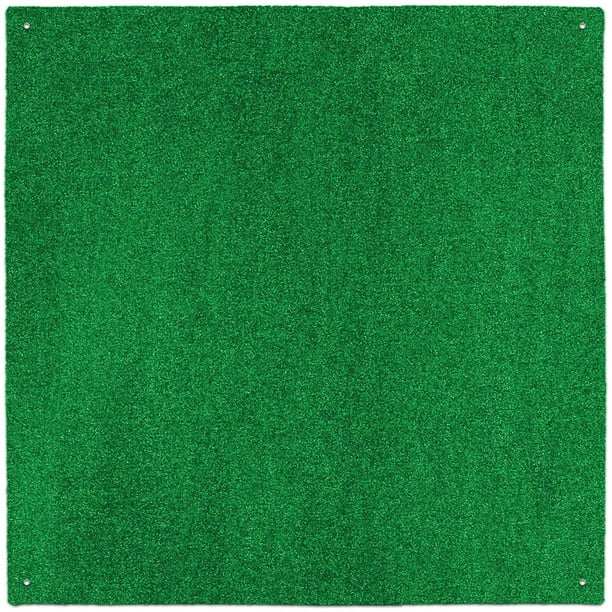 Green Black Light Weight Marine Backing Indoor / Outdoor Area Rug 3'x5' Rectangle Economy Turf / Artifical Grass Carpet Area Rugs 